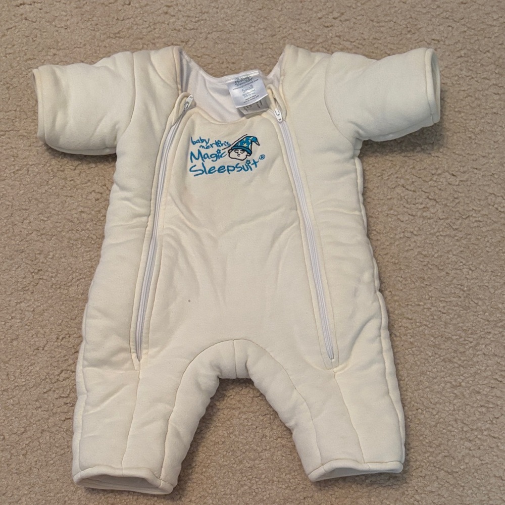 Magic Sleepsuit Cream Baby Footie